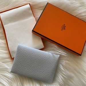 ❌SOLD ❌ Hermes Mysore Goatskin Calvi Card holder